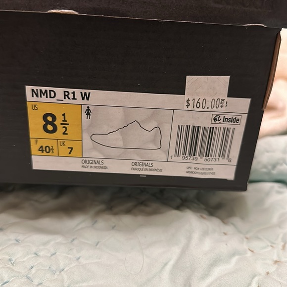 Adidas nmd_r1w worn once before I realized they were too big - Picture 3 of 3